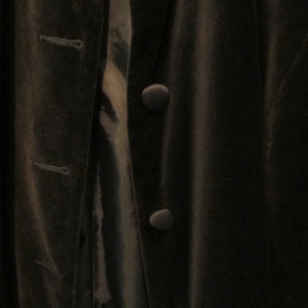 Sitewide sale Black Velvet long jacket size 8 - Picture 5 of 11